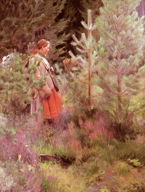 Herdsmaid, 1908, Anders Zorn