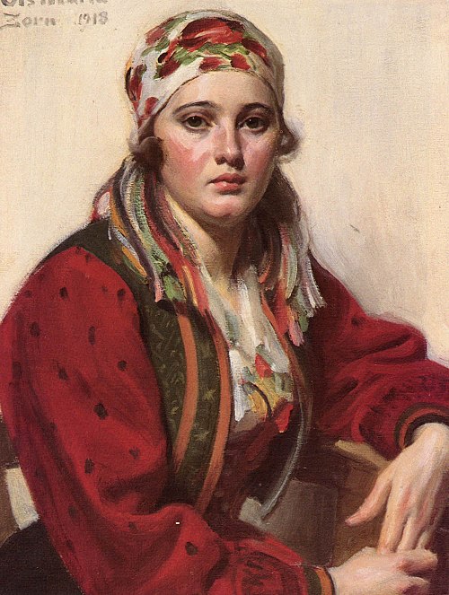 Ols Maria, 1918, Anders Zorn