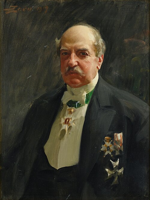 Carl August Kjellberg, 1917, Anders Zorn