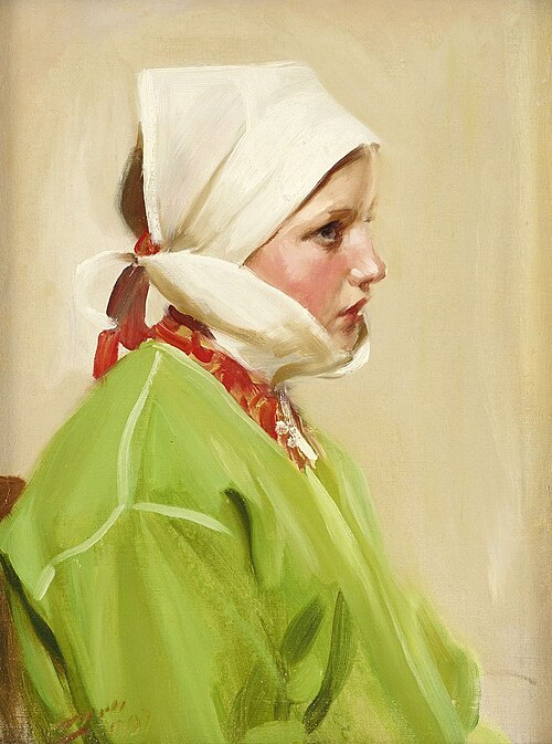 En konfirmand, 1908, Anders Zorn