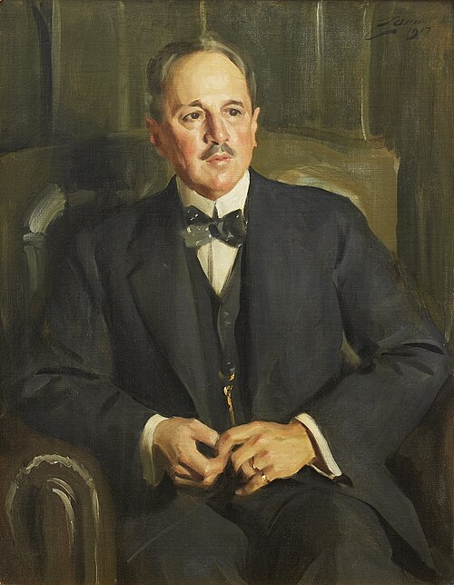 Axel Jacobsen, 1917, Anders Zorn