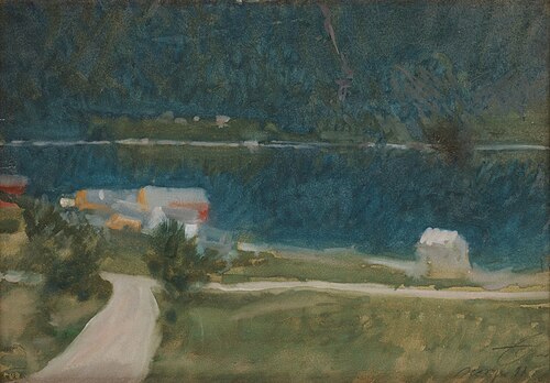 Fjord landscape, 1891, Anders Zorn