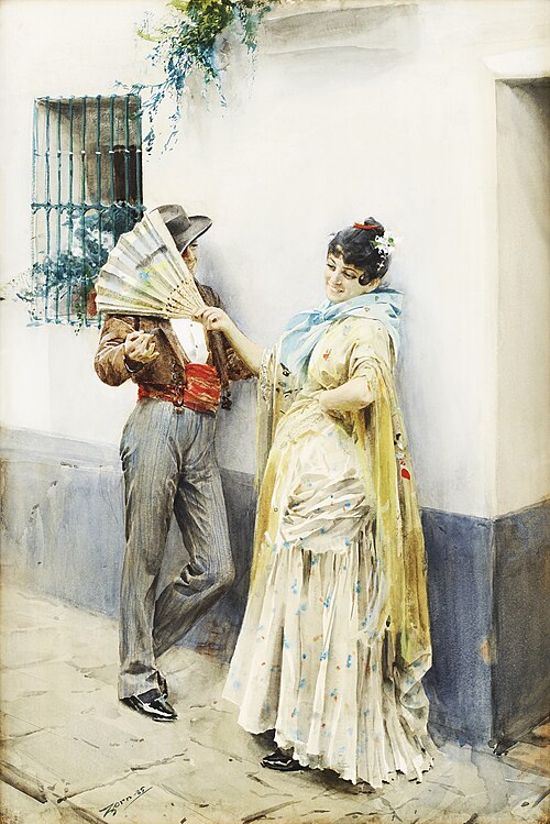Flirtation, 1885, Anders Zorn