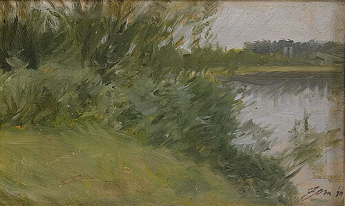Island in Saxviken, 1890, Anders Zorn