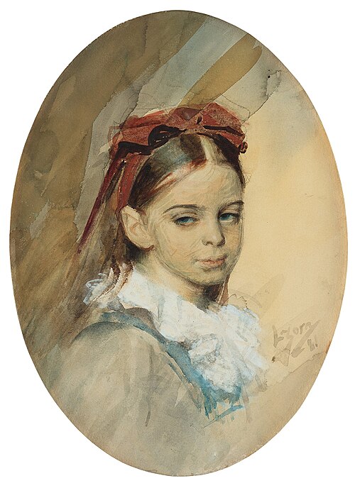Girl portrait, 1882, Anders Zorn