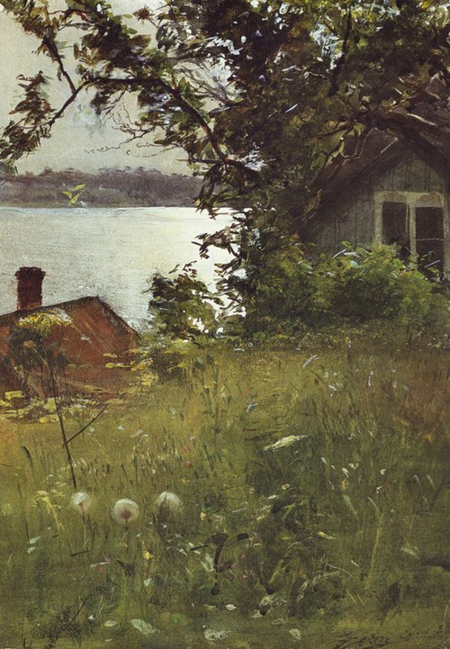 Evening in June, 1886, Anders Zorn