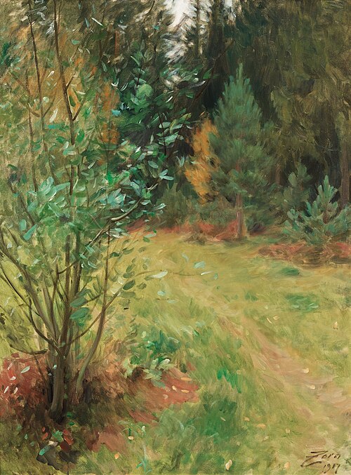 Landscape from Gopsmor, 1917, Anders Zorn