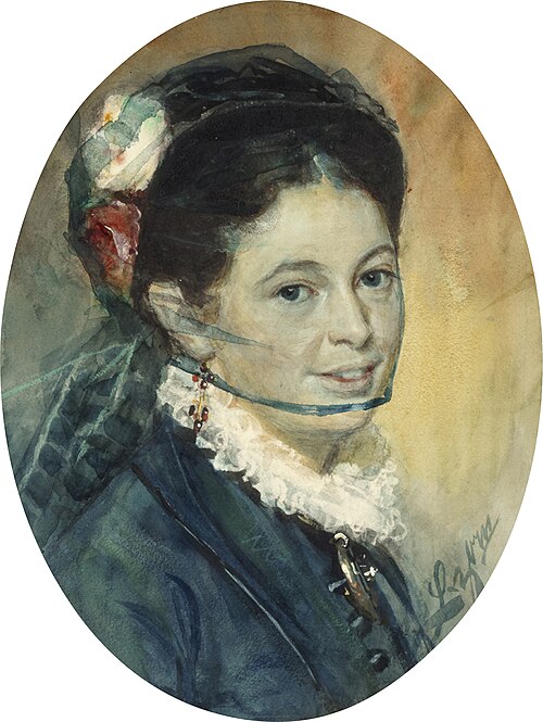 Mrs. Hulda Hæggström, 1879, Anders Zorn