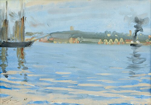 Motif from Skeppsholmen, 1890, Anders Zorn