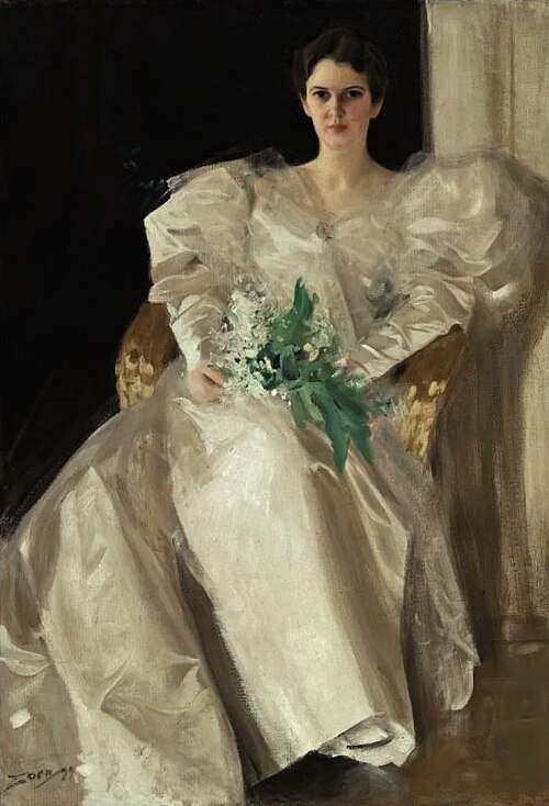 Portrait of Mrs. Eben Richards, 1899, Anders Zorn