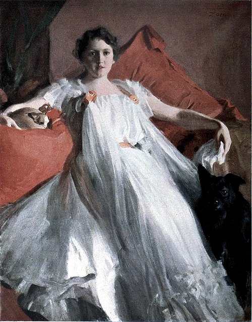 Porträt der Mme Ashley, 1898, Anders Zorn