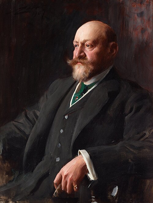 Sir Ernest Cassel, 1907, Anders Zorn