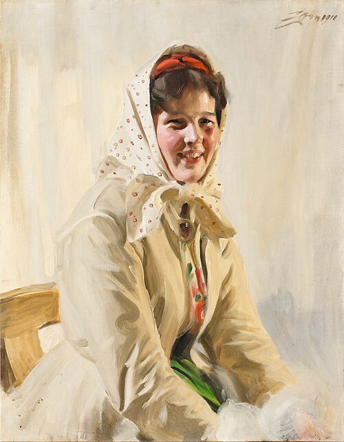 Skeri-kulla (Skeri Emma), 1911, Anders Zorn