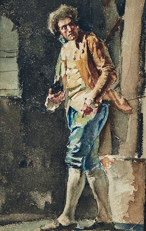 Spanish actor, 1882, Anders Zorn