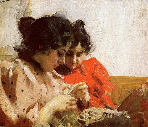 Spetssöm, 1920, Anders Zorn
