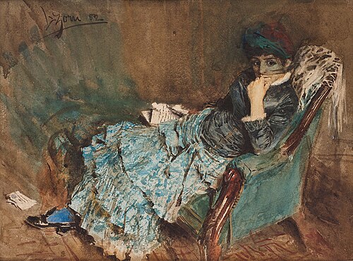 The Letter, 1882, Anders Zorn