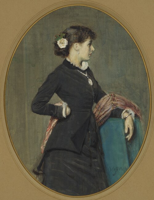 Portrait of Miss Nyström, 1880, Anders Zorn