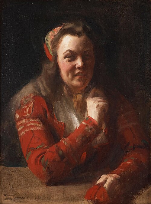 Girl from Delsbo, 1906, Anders Zorn