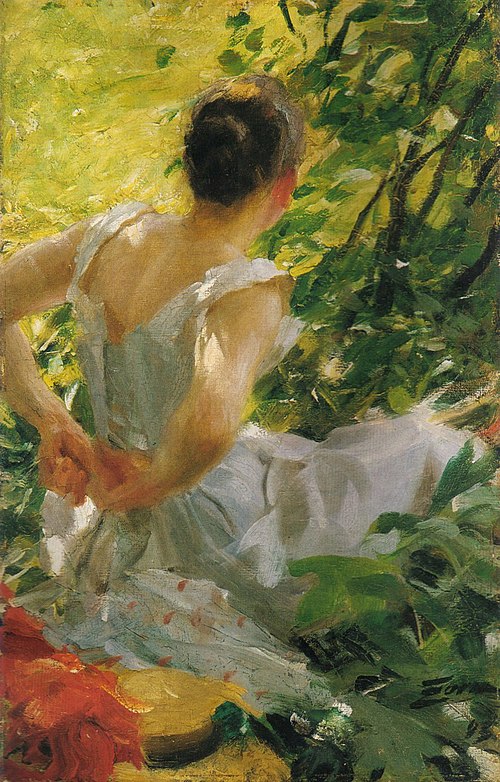 Woman Dressing, 1893, Anders Zorn