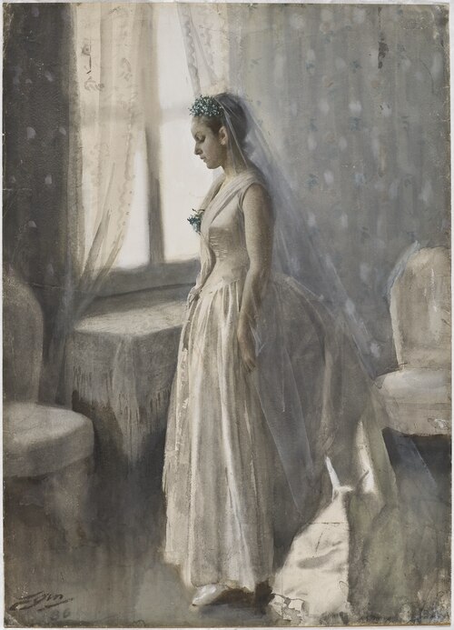 The Bride, 1886, Anders Zorn