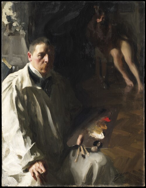 Self-portrait, 1896, Anders Zorn