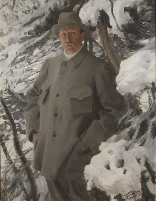 The Painter Bruno Liljefors, 1906, Anders Zorn