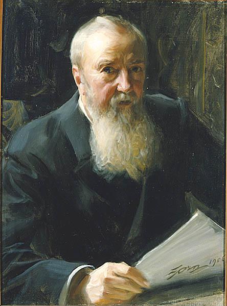 Portrait de Carl Fredrik Liljevalch, 1906, Anders Zorn