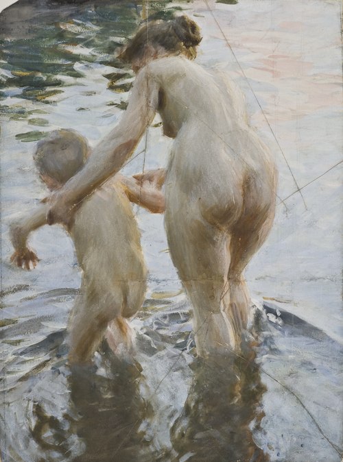 Une première, 1888, Anders Zorn