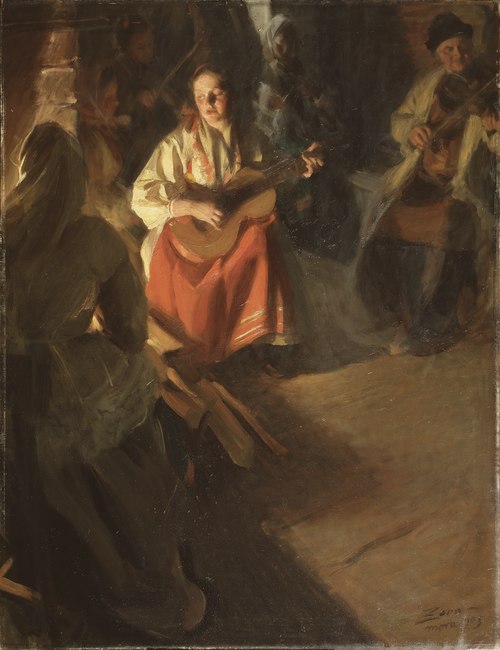 Une Famille de musiciens, 1905, Anders Zorn