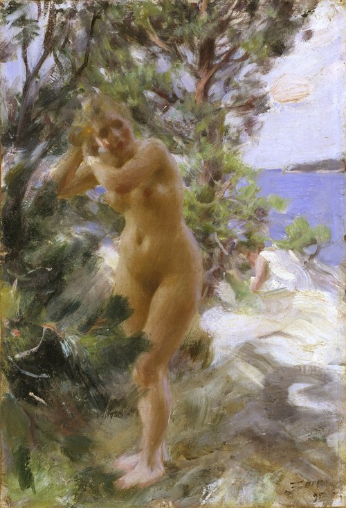 Après le bain, 1895, Anders Zorn