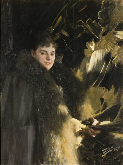 Madame Veronica Heiss, 1891, Anders Zorn