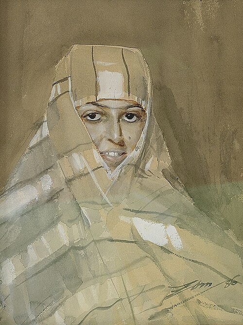 Bédouine, 1886, Anders Zorn