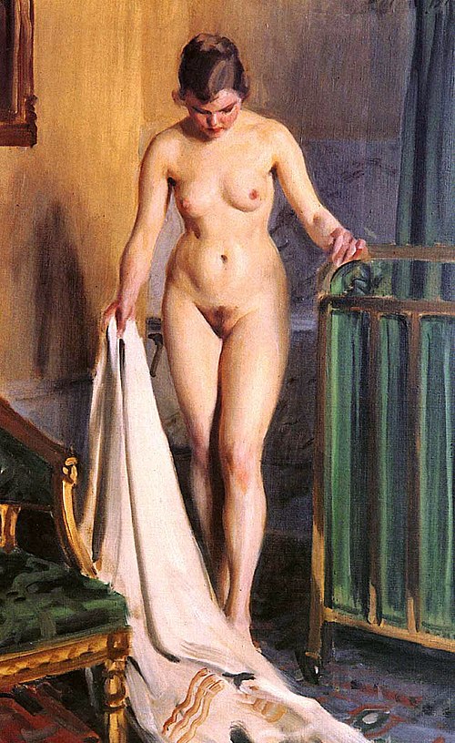 La Chambre à coucher, 1918, Anders Zorn