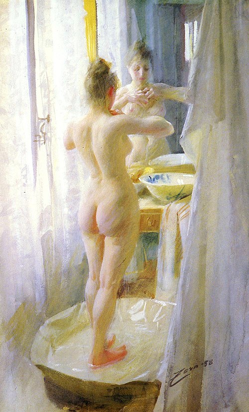 Le Tub, 1888, Anders Zorn
