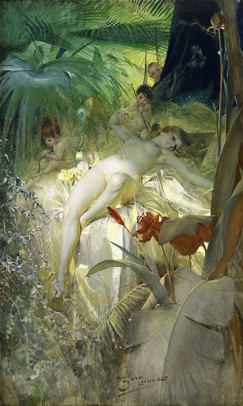La Nymphe de l'amour, 1885, Anders Zorn