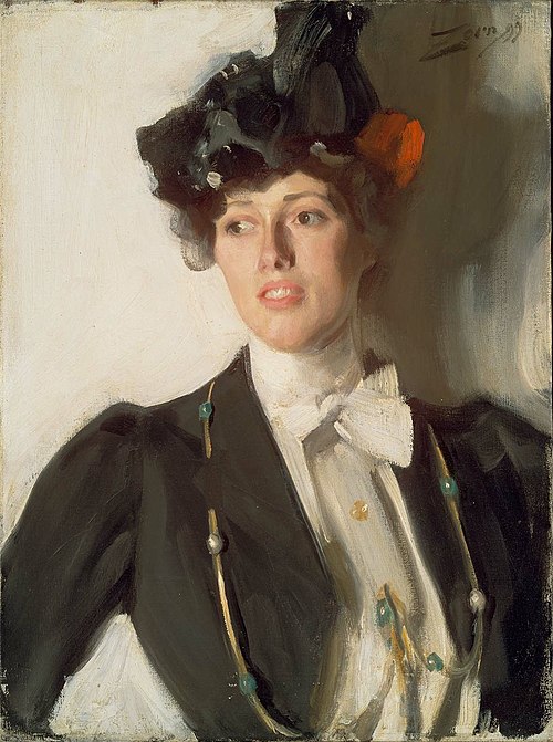 Portrait of Martha Dana, 1899, Anders Zorn