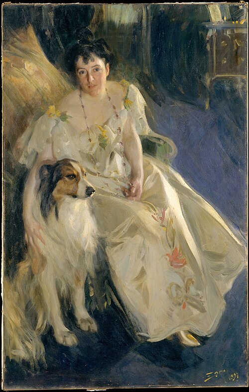 Portrait de Mrs Bacon, 1897, Anders Zorn