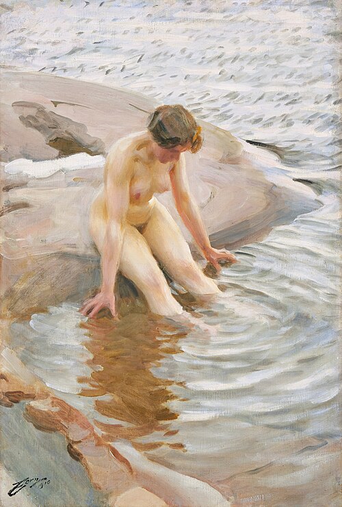 Baignade, 1910, Anders Zorn
