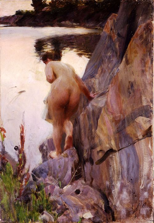 Bain d'été, 1894, Anders Zorn