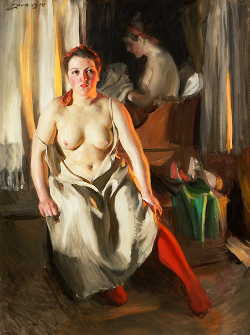 Les Bas rouges, 1920, Anders Zorn