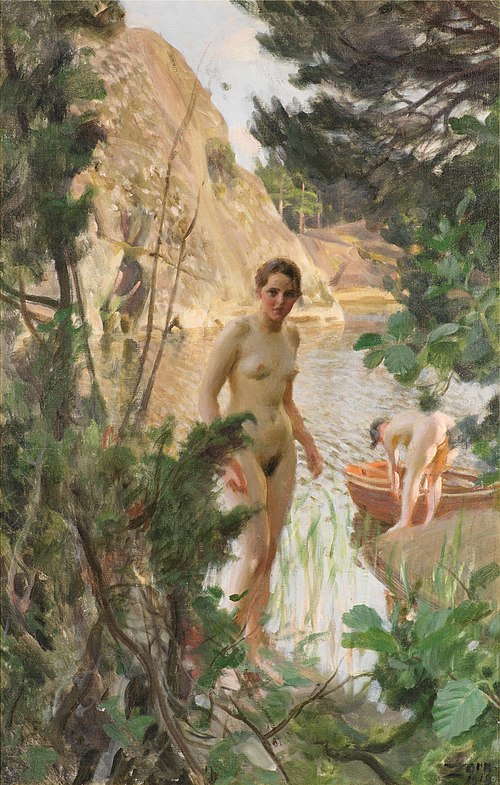 La Barque, 1918, Anders Zorn