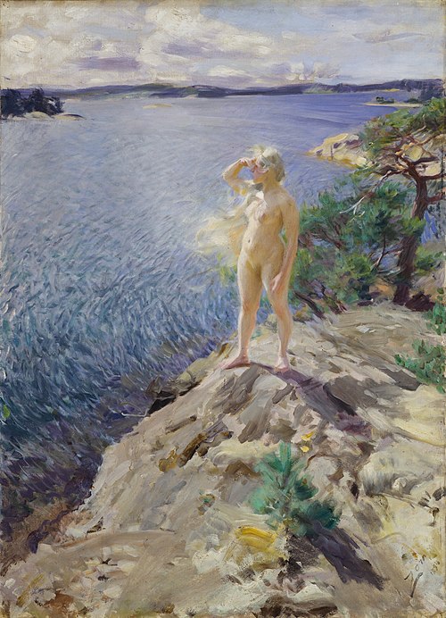 In the Skerries, 1894, Anders Zorn