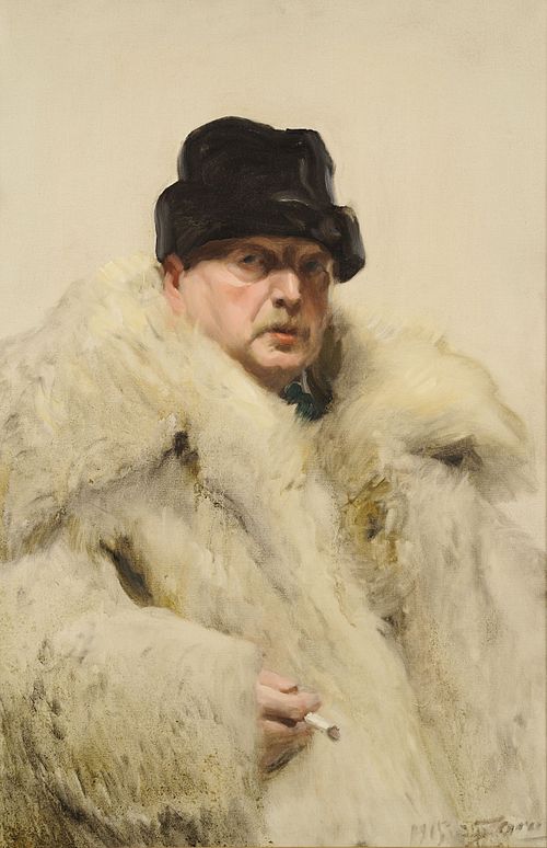 Autoportrait en peau de loup, 1915, Anders Zorn