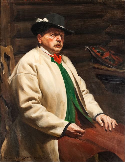 Autoportrait, 1907, Anders Zorn