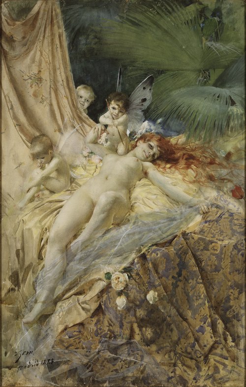 Love nymph, 1883, Anders Zorn