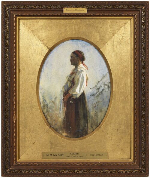 Jeune fille de campagne, 1880, Anders Zorn