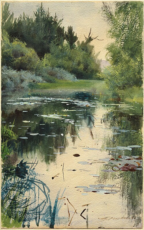 Landscape Study from Mora, 1886, Anders Zorn