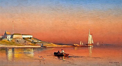 Fort Phoenix, Fairhaven, Massachusetts, 1876, Charles Henry Gifford