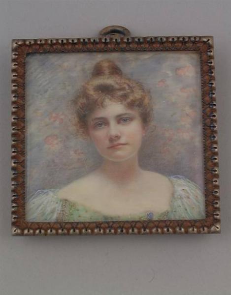 Portrait of Louise Dexter (1871-1954), 1895, Katherine Arthur Behenna