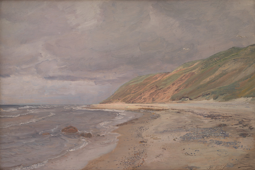 Tisvilde Strand. Gråvejr, 1897, Joakim Skovgaard